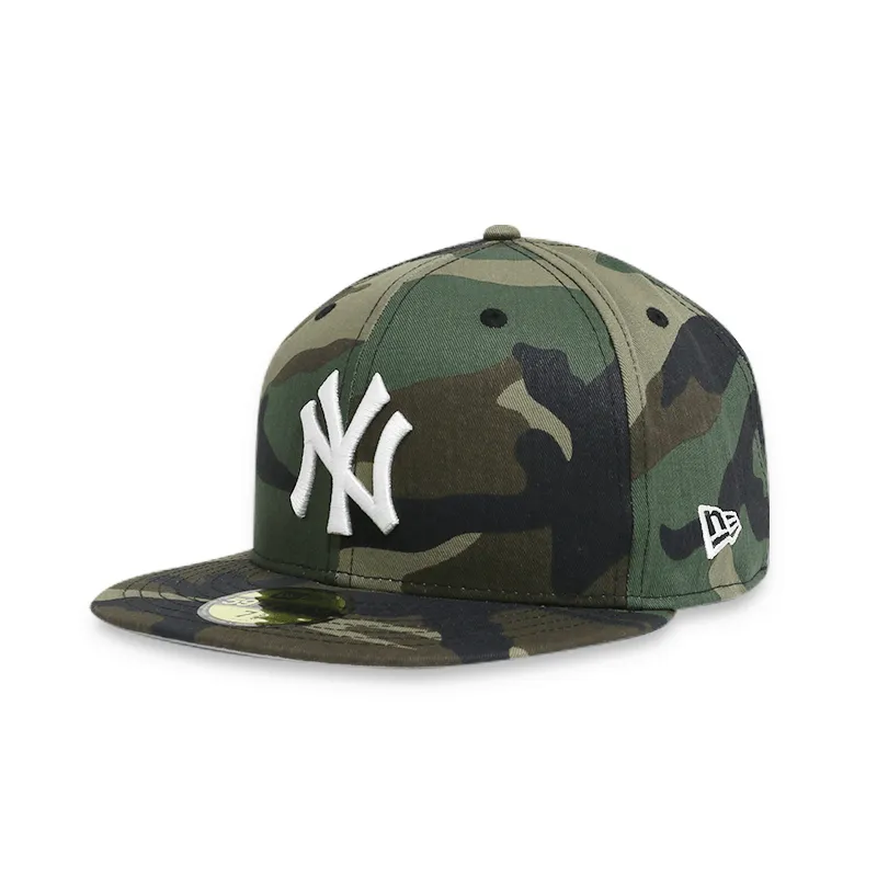 [70401241] New York Yankee Men's Camo Fitted Hat