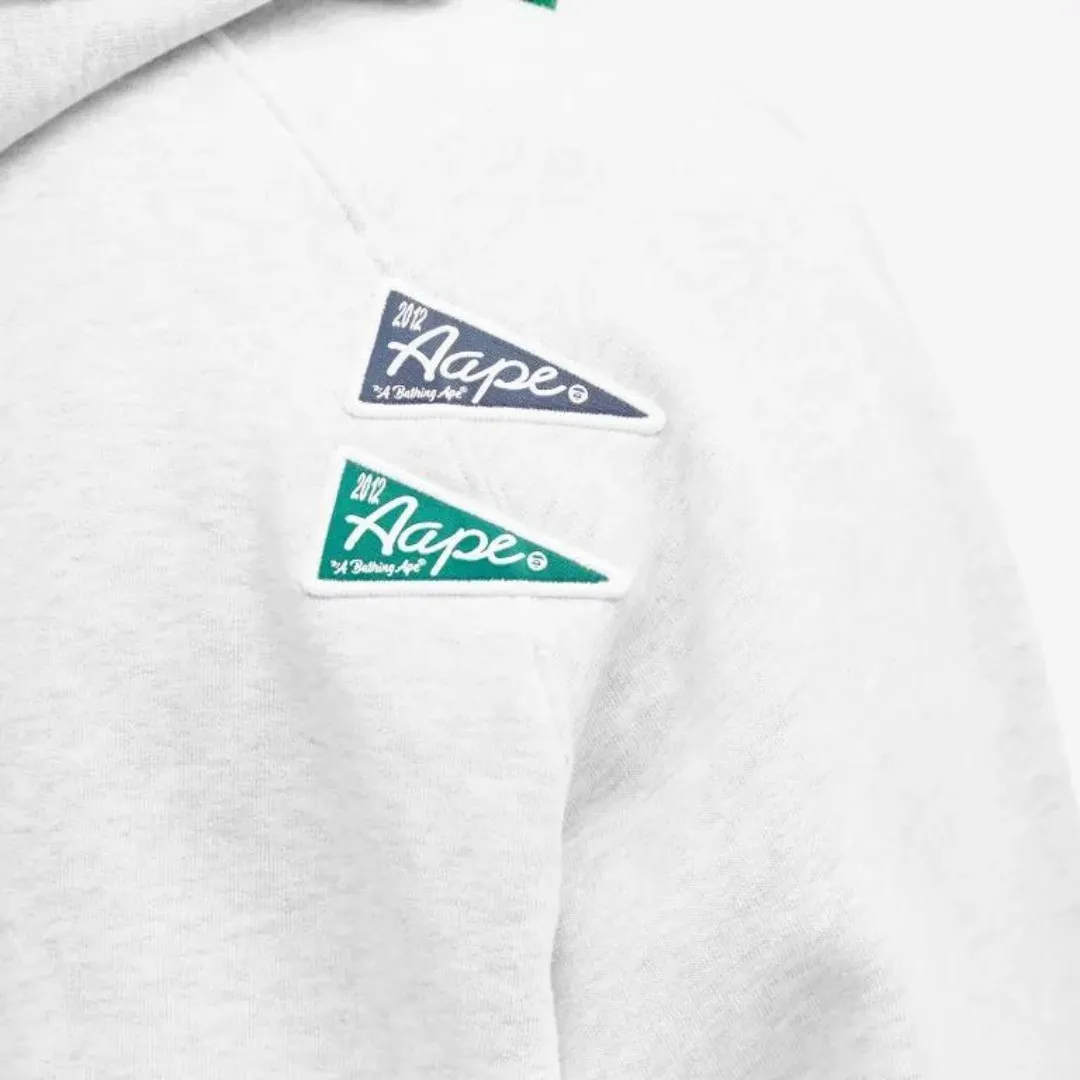 A BATHING APE  |Unisex Street Style Long Sleeves Cotton Oversized Logo