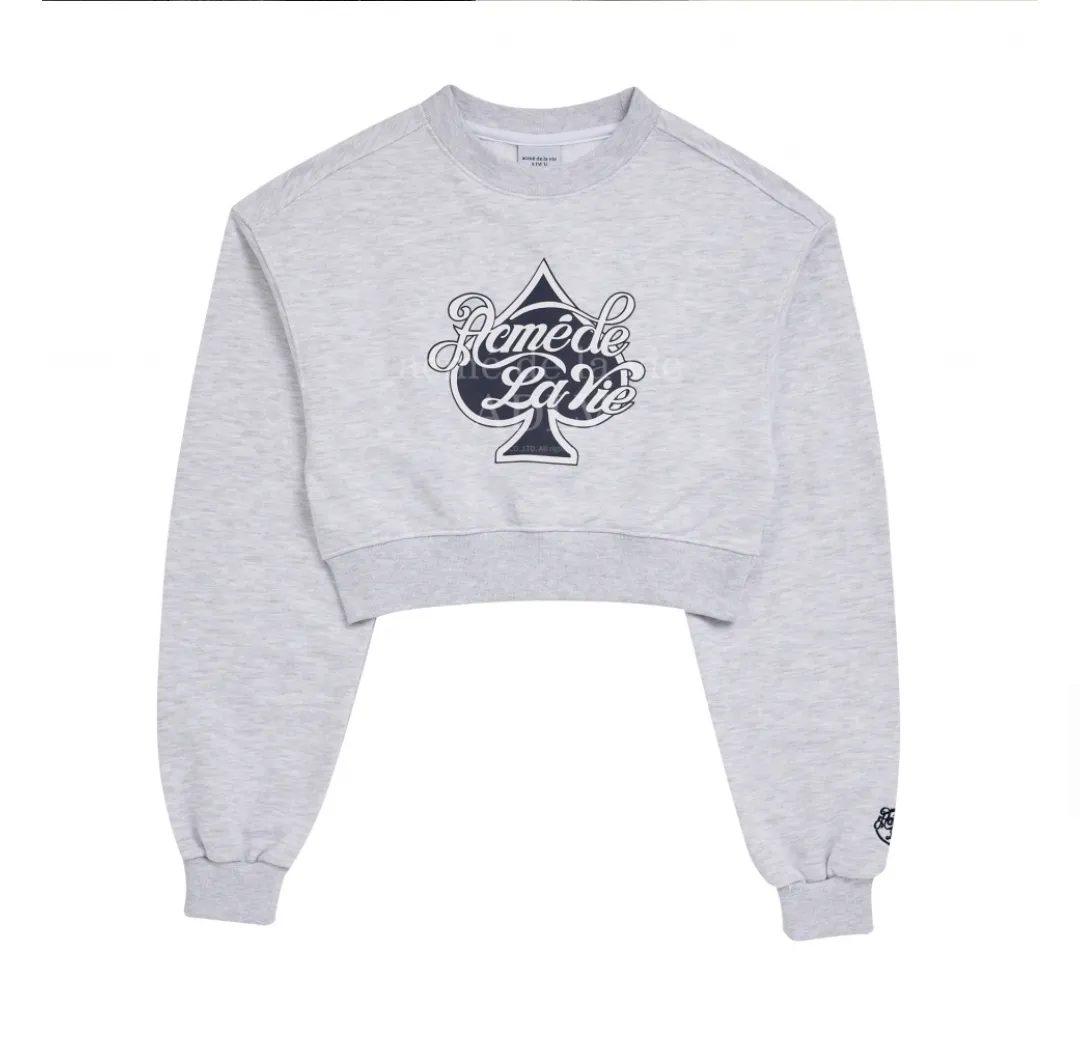 acme de la vie  |Unisex Sweat Street Style Long Sleeves Logo