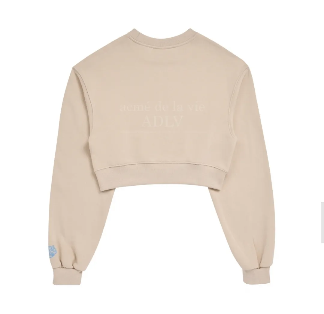 acme de la vie  |Unisex Sweat Street Style Long Sleeves Logo