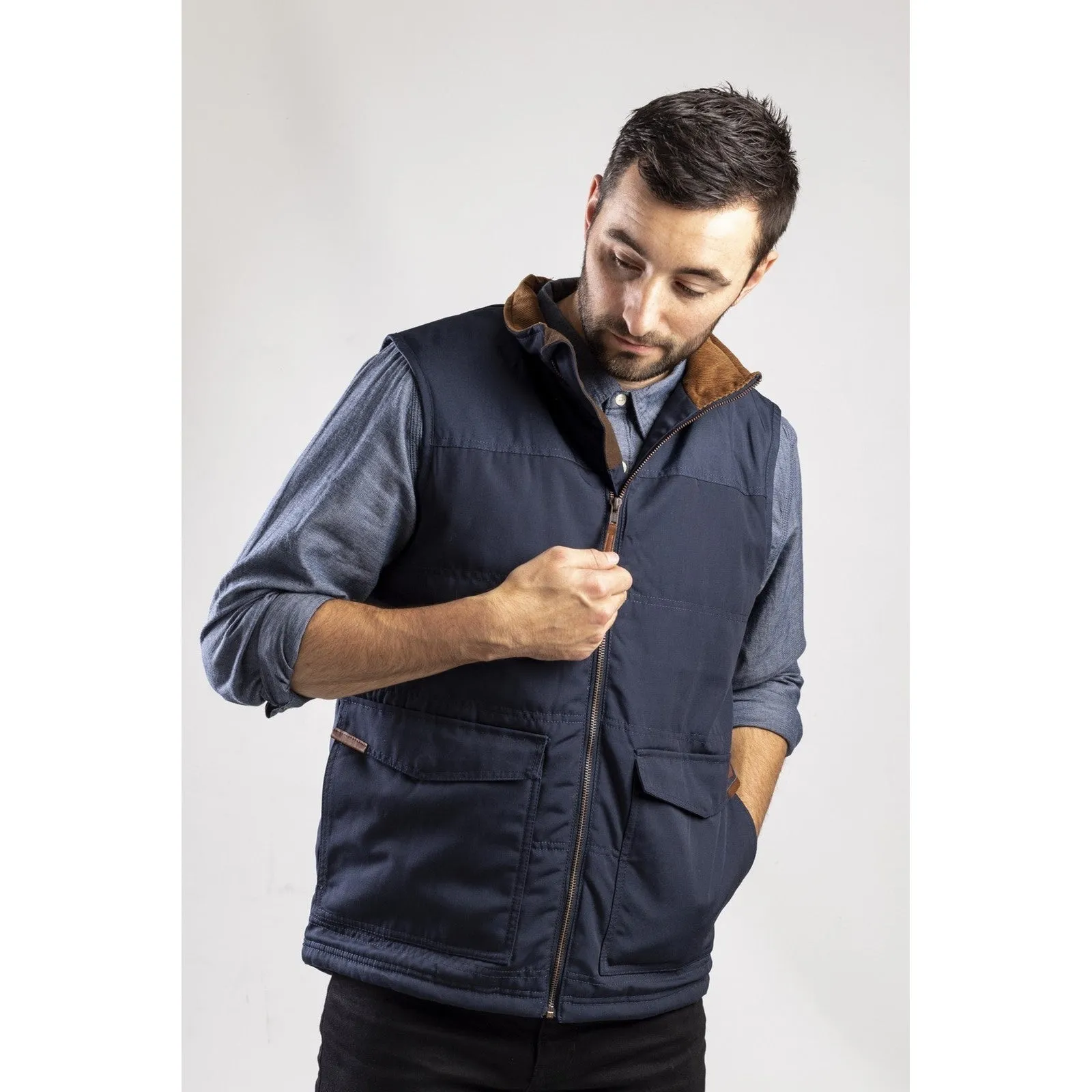 AG Vest Zip Up  Eclipse