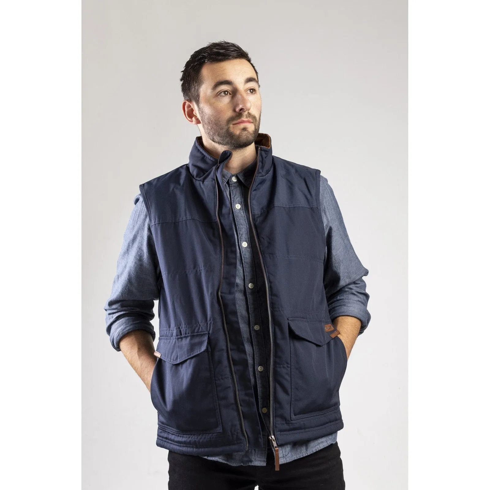 AG Vest Zip Up  Eclipse