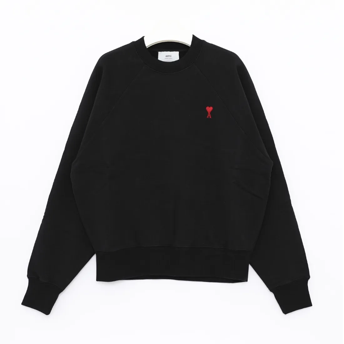 AMI PARIS  |Unisex Street Style U-Neck Long Sleeves Logo