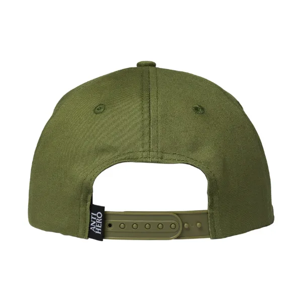 Anti Hero Basic Pigeon Snapback - Moss/Tan