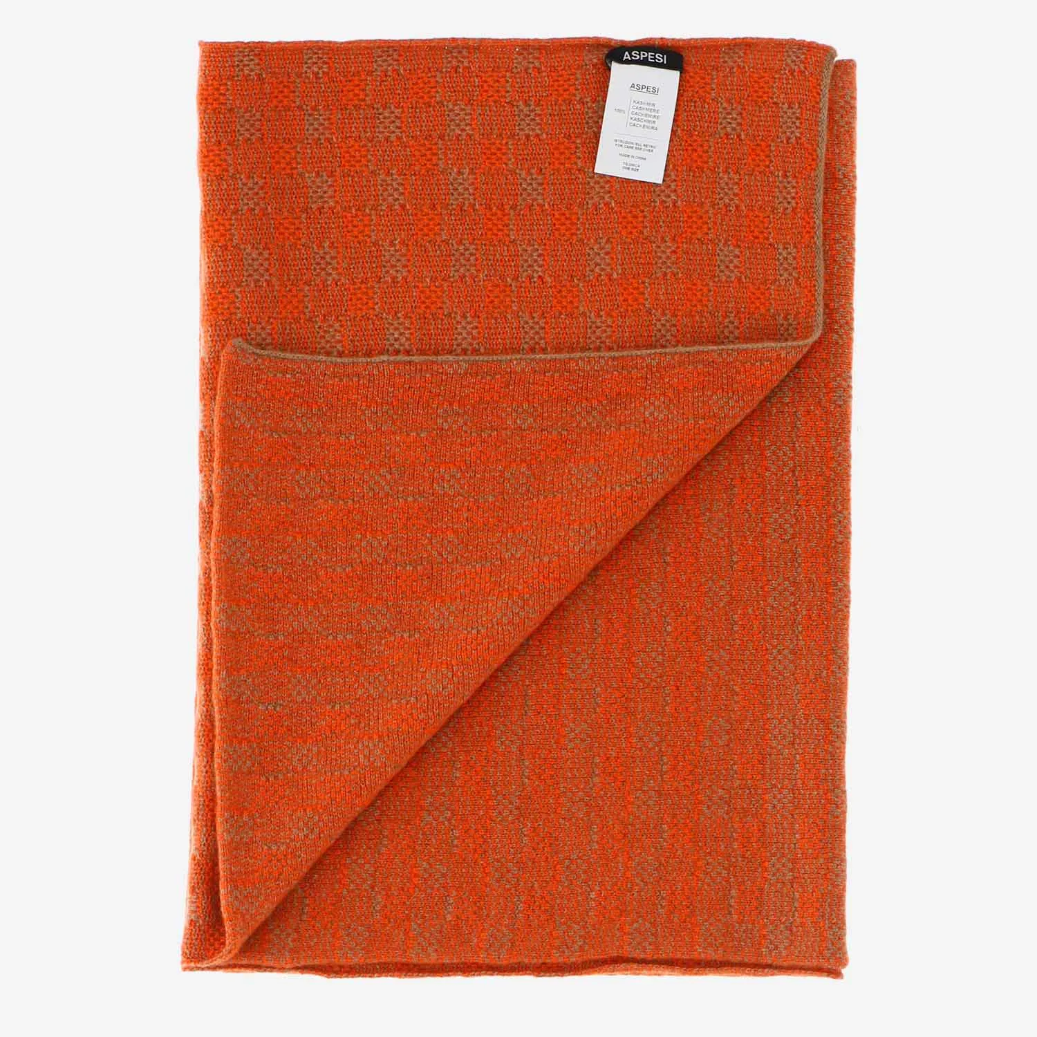 Aspesi Jacquard Patterned Scarf