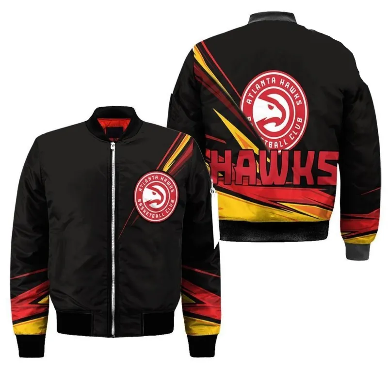 Atlanta Hawks Bomber Jacket - William Jacket