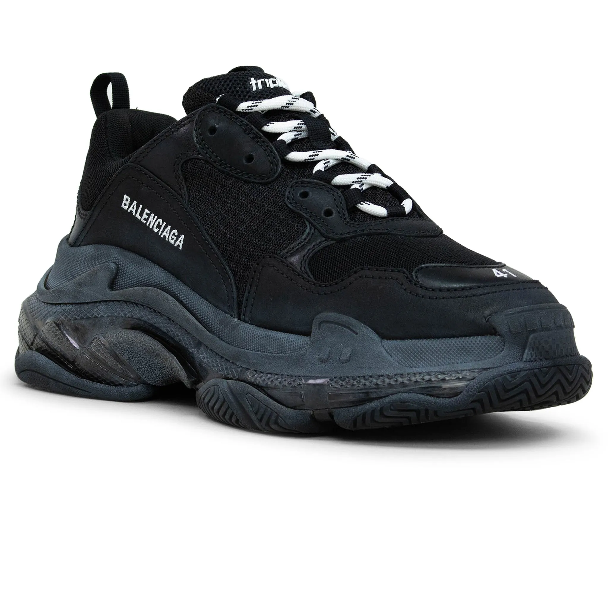 Balenciaga Triple S Sneaker Triple Black Clear Sole (W)