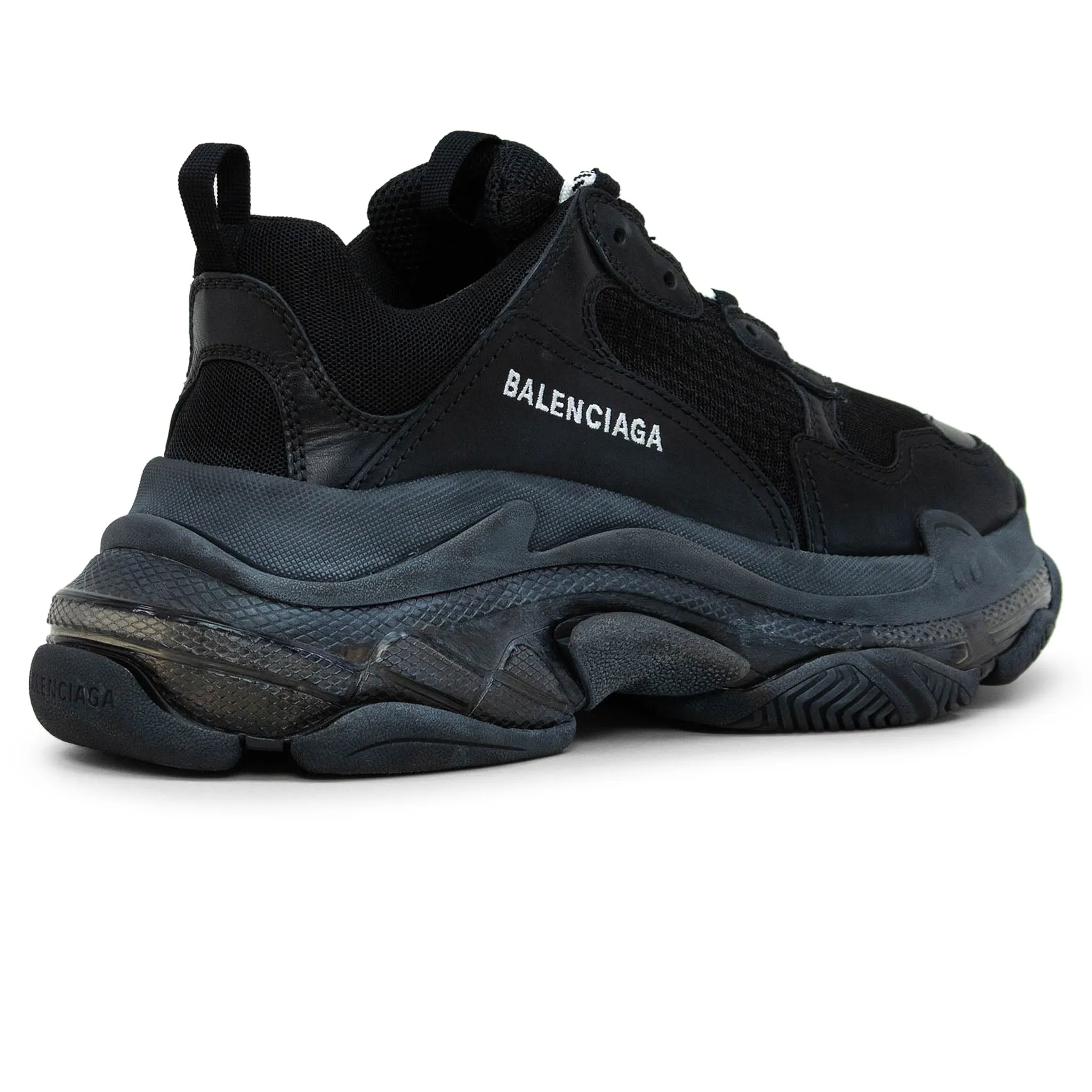 Balenciaga Triple S Sneaker Triple Black Clear Sole (W)