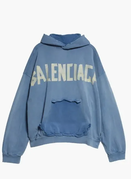 BALENCIAGA  |Unisex Street Style Long Sleeves Plain Cotton Oversized Logo