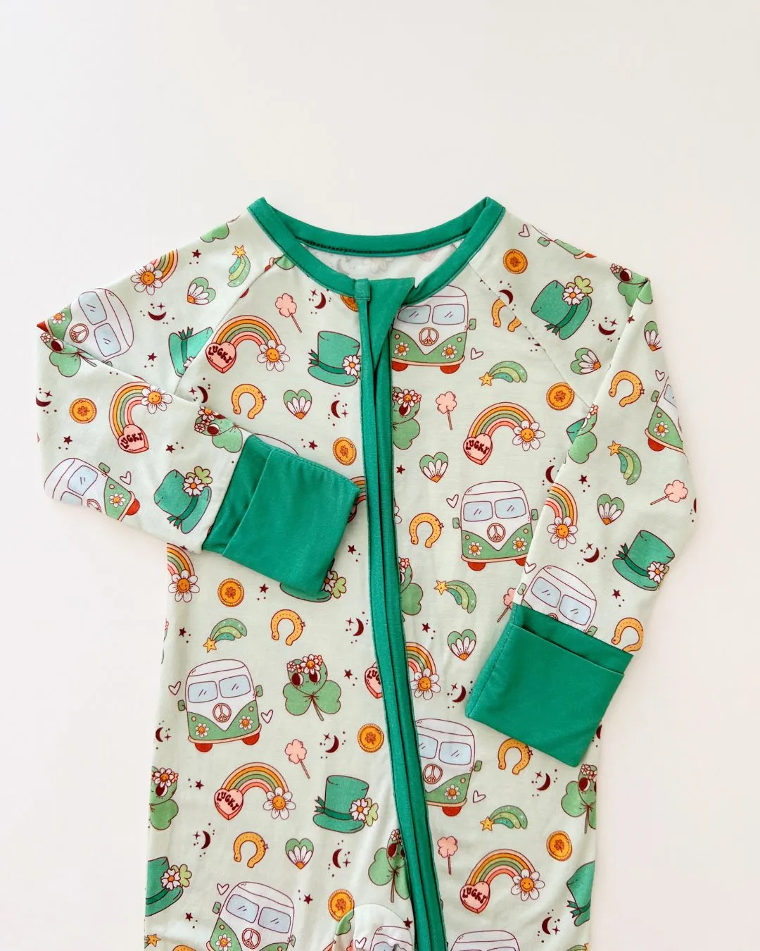 Bamboo Zip Romper | St. Patrick's