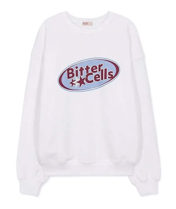 BITTER CELLS  |Crew Neck Street Style Long Sleeves Plain Cotton Logo