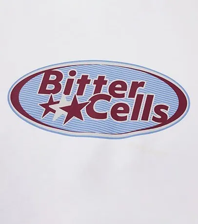 BITTER CELLS  |Crew Neck Street Style Long Sleeves Plain Cotton Logo