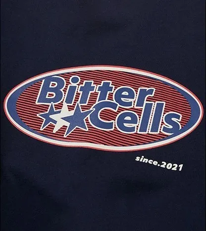 BITTER CELLS  |Crew Neck Street Style Long Sleeves Plain Cotton Logo