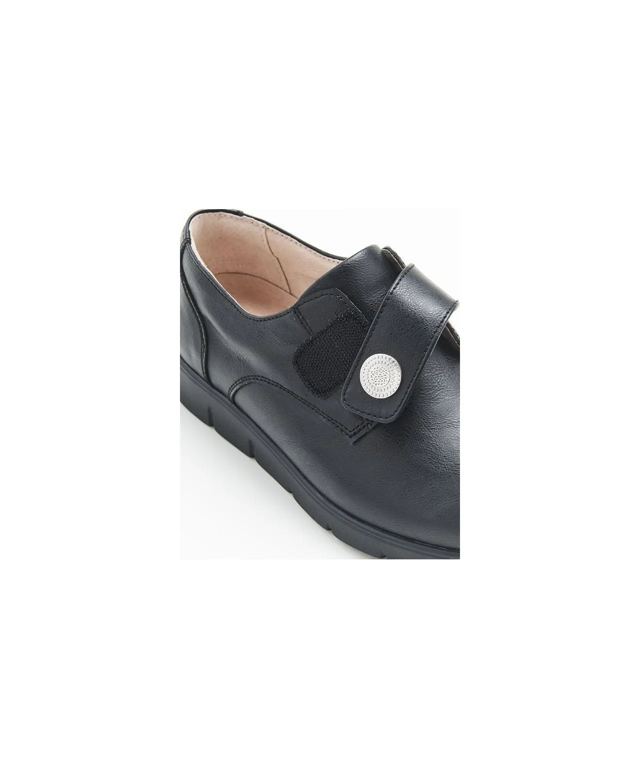 Black Leather Derby Shoes