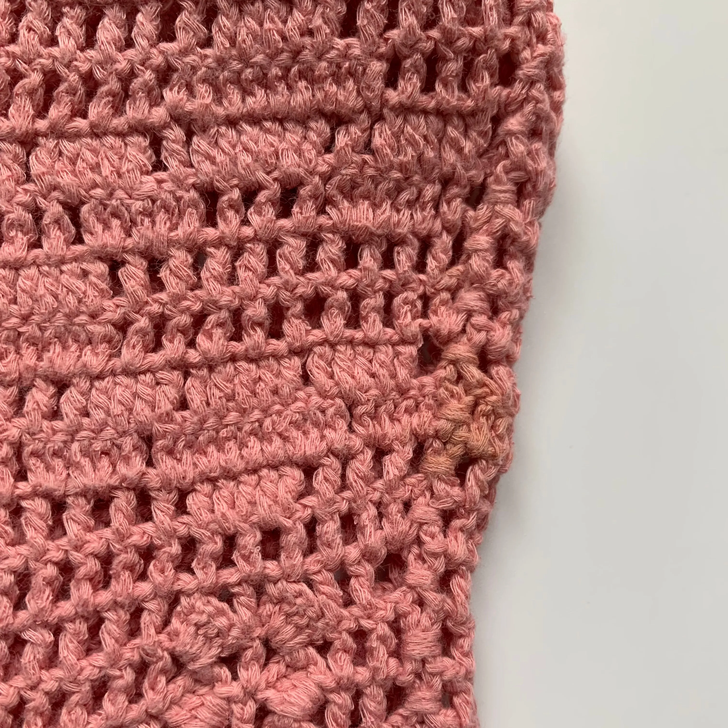 Bonpoint Pink Crochet Jumper: 6 Years