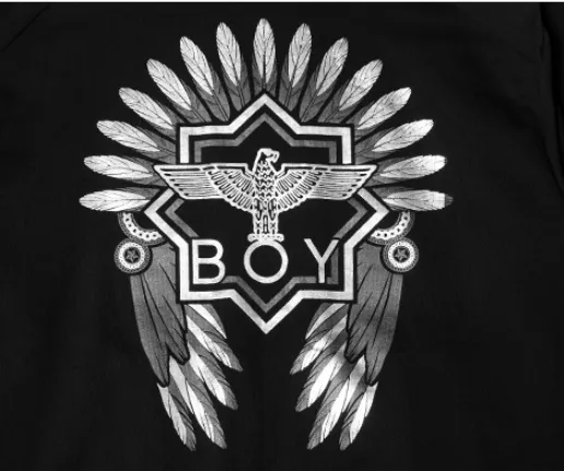 BOY LONDON  |Unisex Denim Studded Street Style Collaboration Long Sleeves