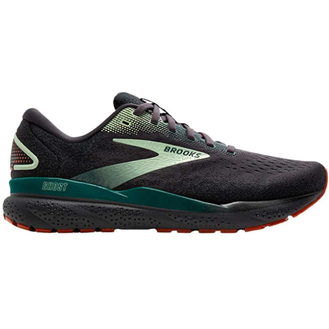 Brooks Ghost 16 Sneaker Blackened Pearl/ June Bug/ Green (Men's)