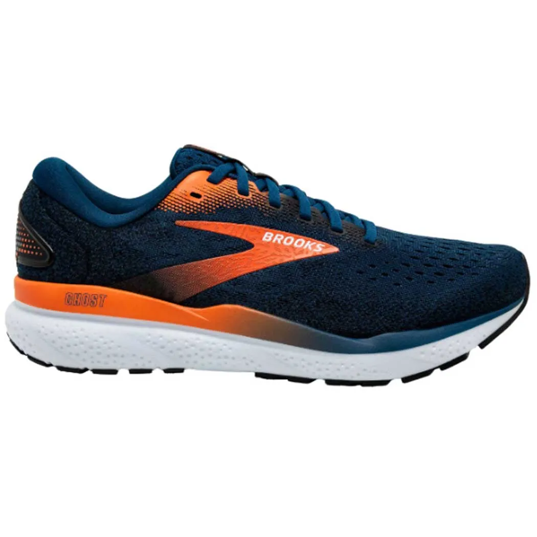 Brooks Ghost 16 Sneaker Blue Opal/ Black/ Nasturtium (Men's)