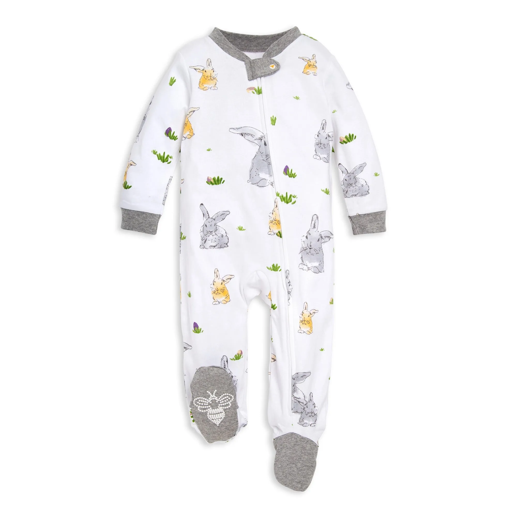 Bunny Trail Organic Cotton Loose Fit Footed Sleep & Play