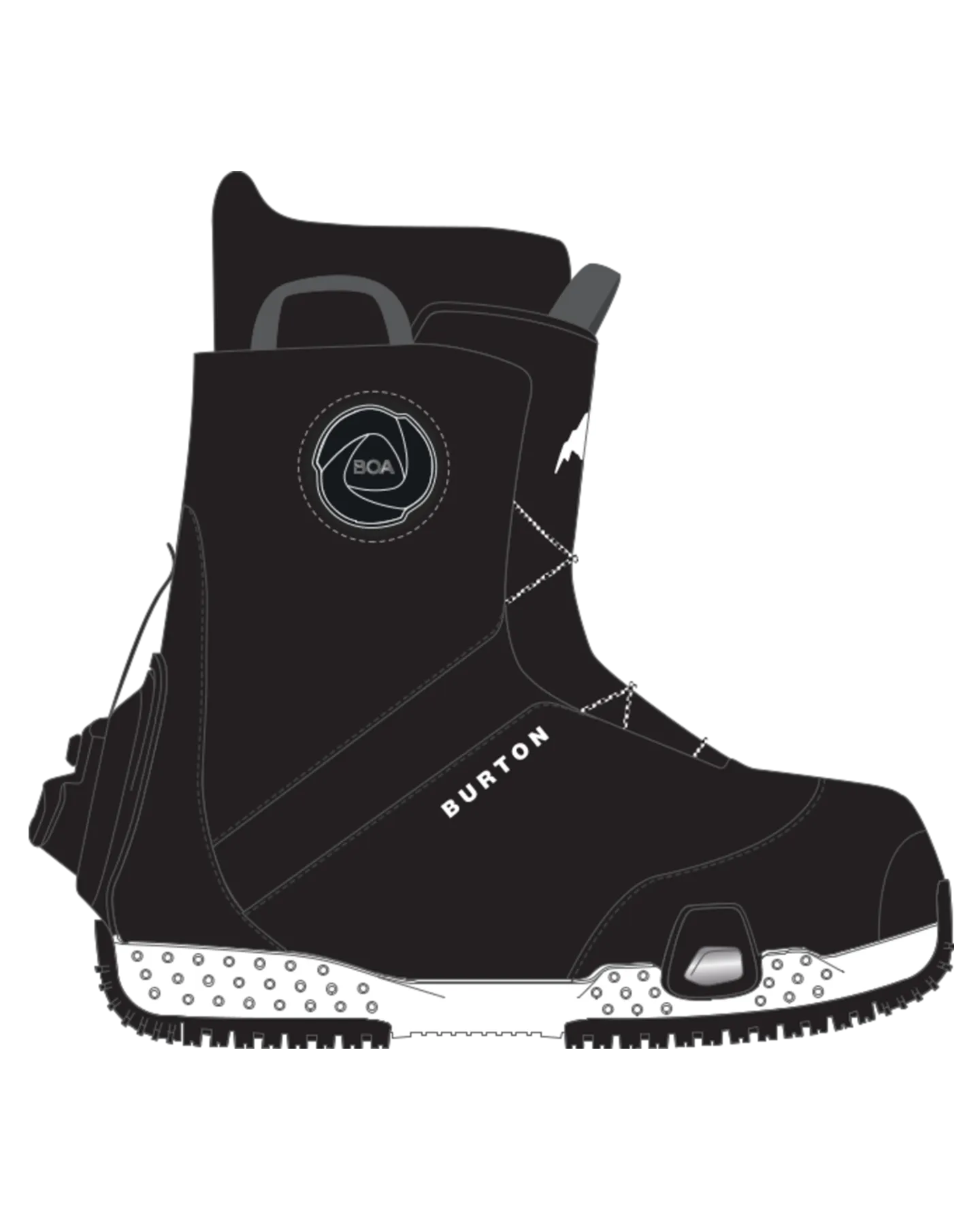 Burton Kids' Grom Step On Snowboard Boots - Black