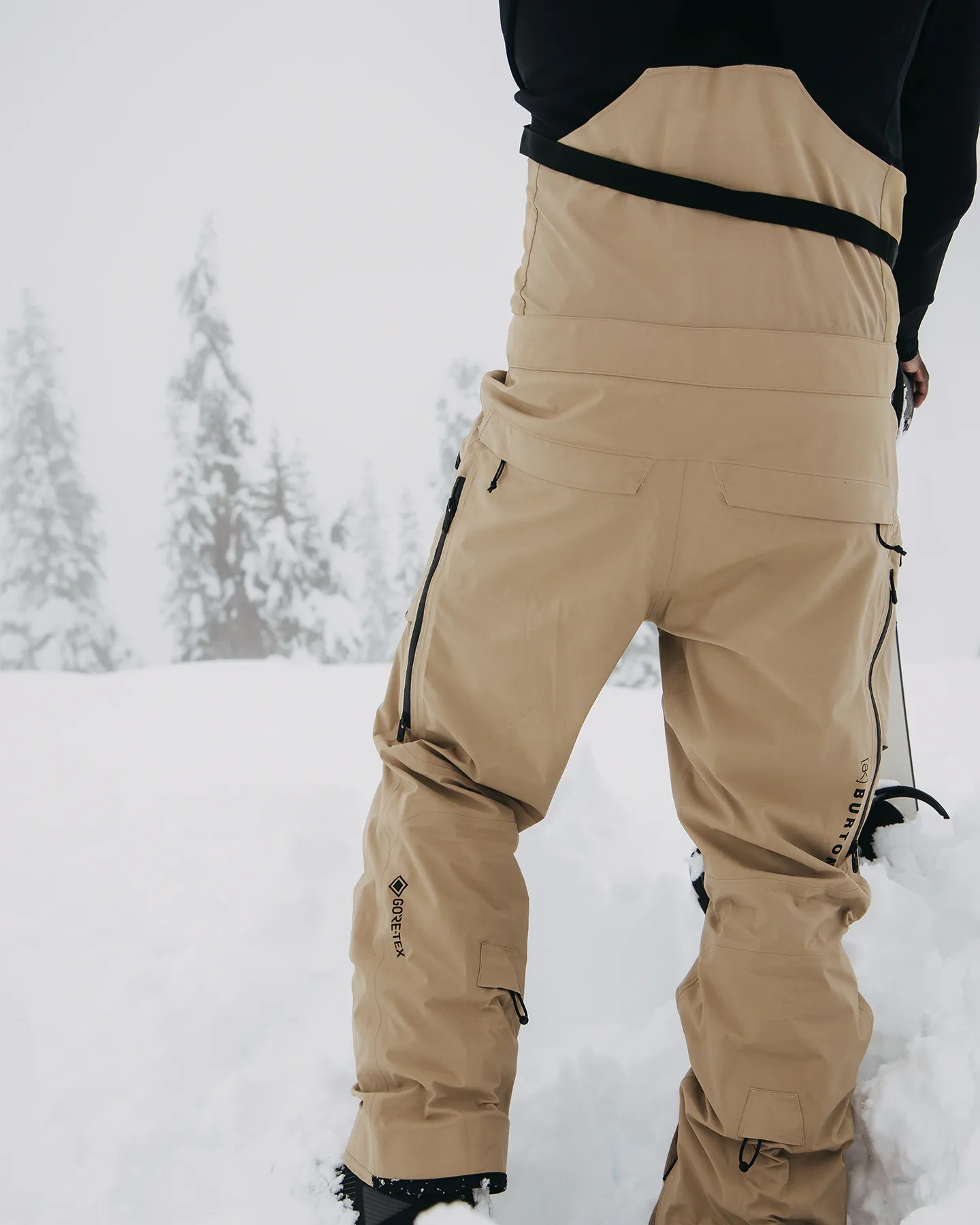 Burton Men's [ak] Freebird GoreTex 3L Stretch Bib Pants - Kelp