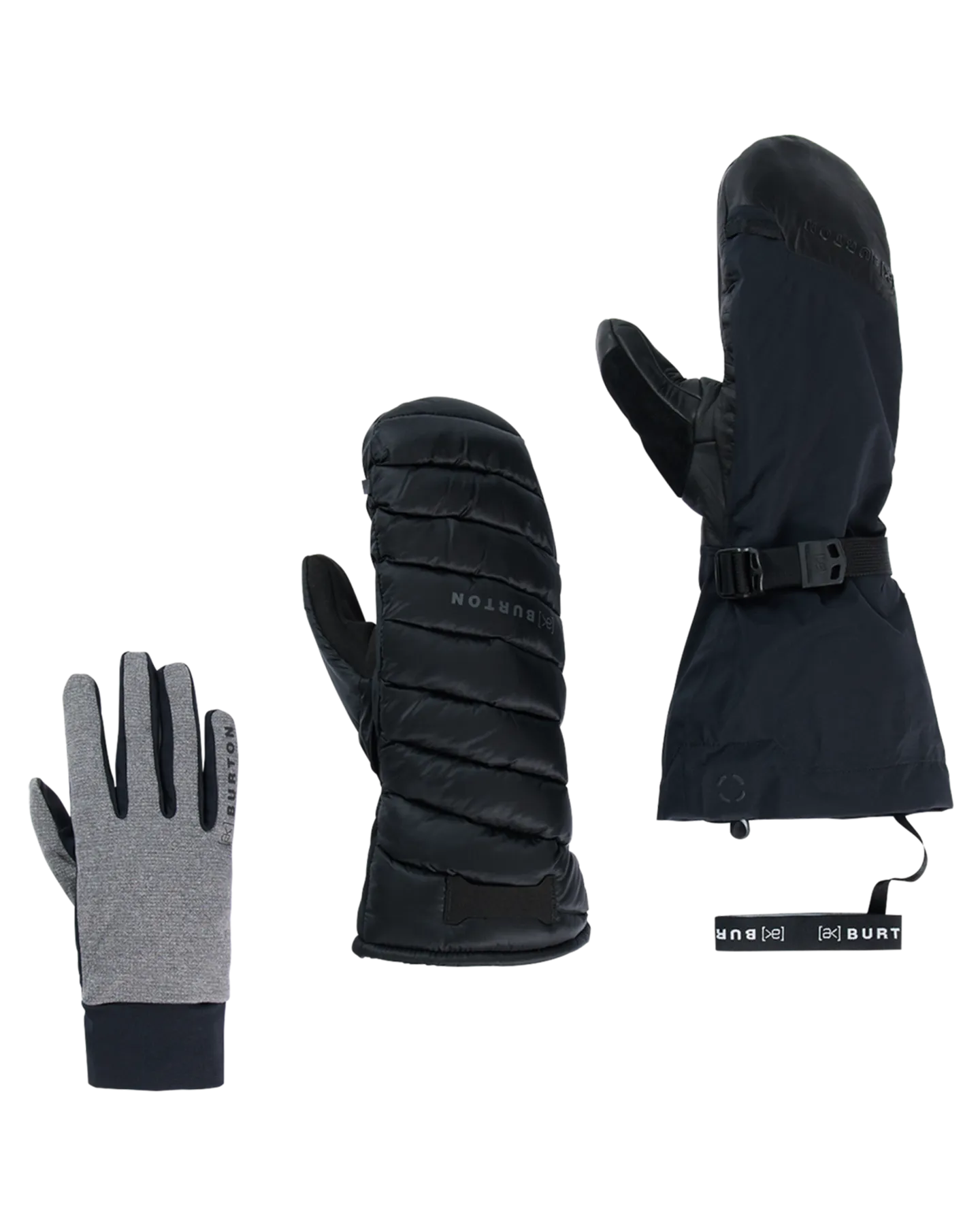 Burton Men's [ak] Oven Gore-Tex 3L Snow Mittens System - True Black