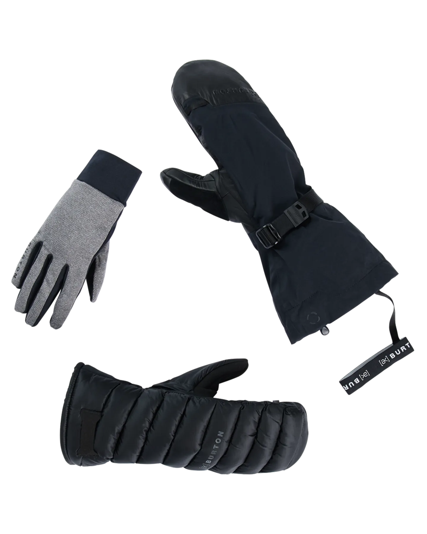 Burton Men's [ak] Oven Gore-Tex 3L Snow Mittens System - True Black