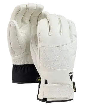 Burton Women's Gondy Gore-Tex Leather Snow Gloves - Stout White