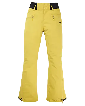 Burton Women's Marcy High Rise Stretch 2L Snow Pants - Sulfur