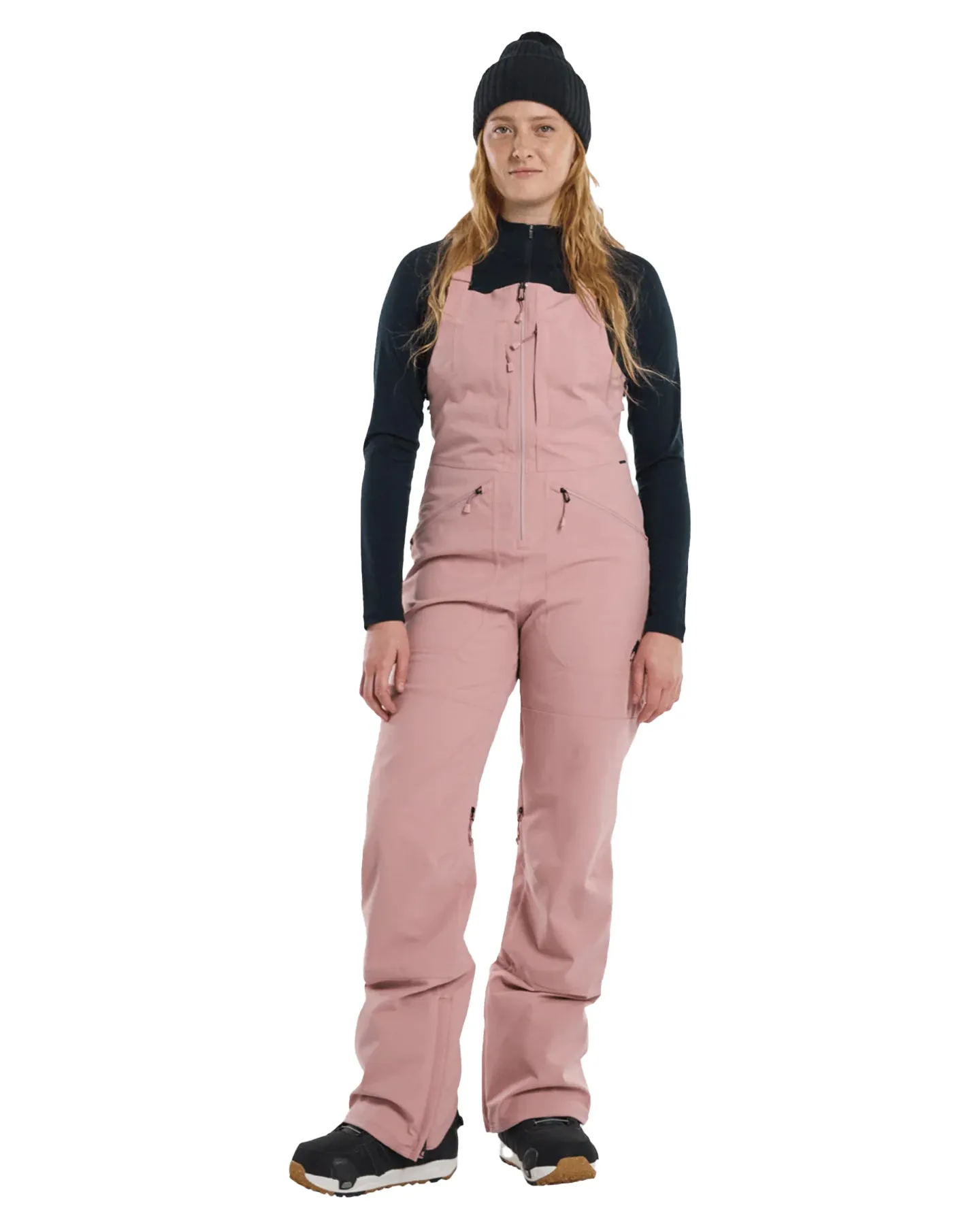 Burton Women's Reserve Stretch 2L Bib Snow Pants - Powder Blush