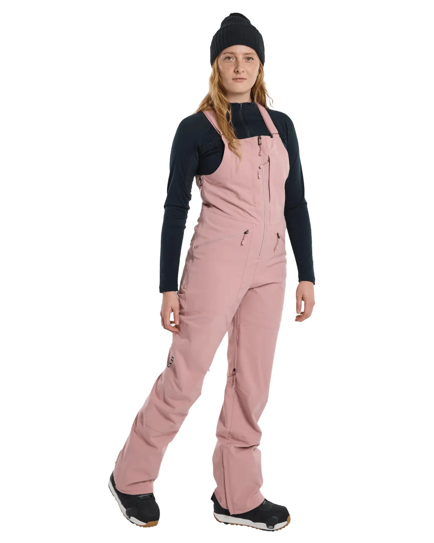 Burton Women's Reserve Stretch 2L Bib Snow Pants - Powder Blush