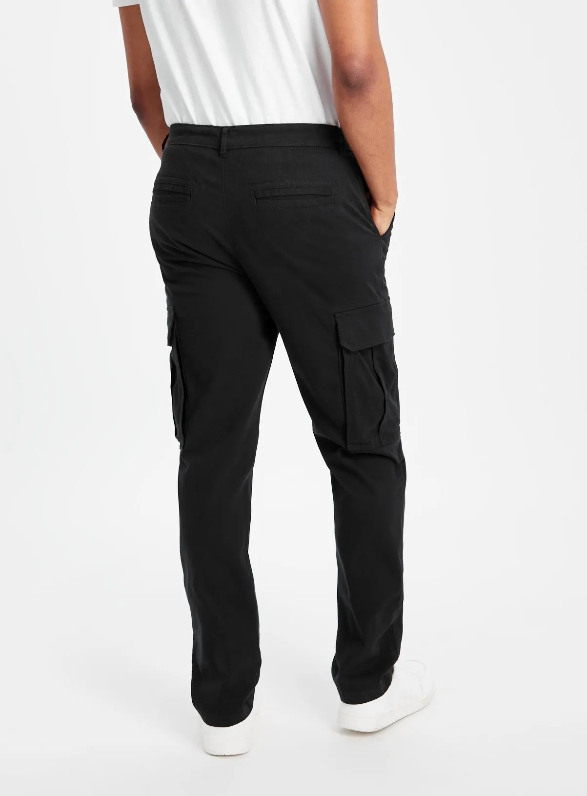 Buy Navy Cargo Trousers 44R | Trousers | Tu