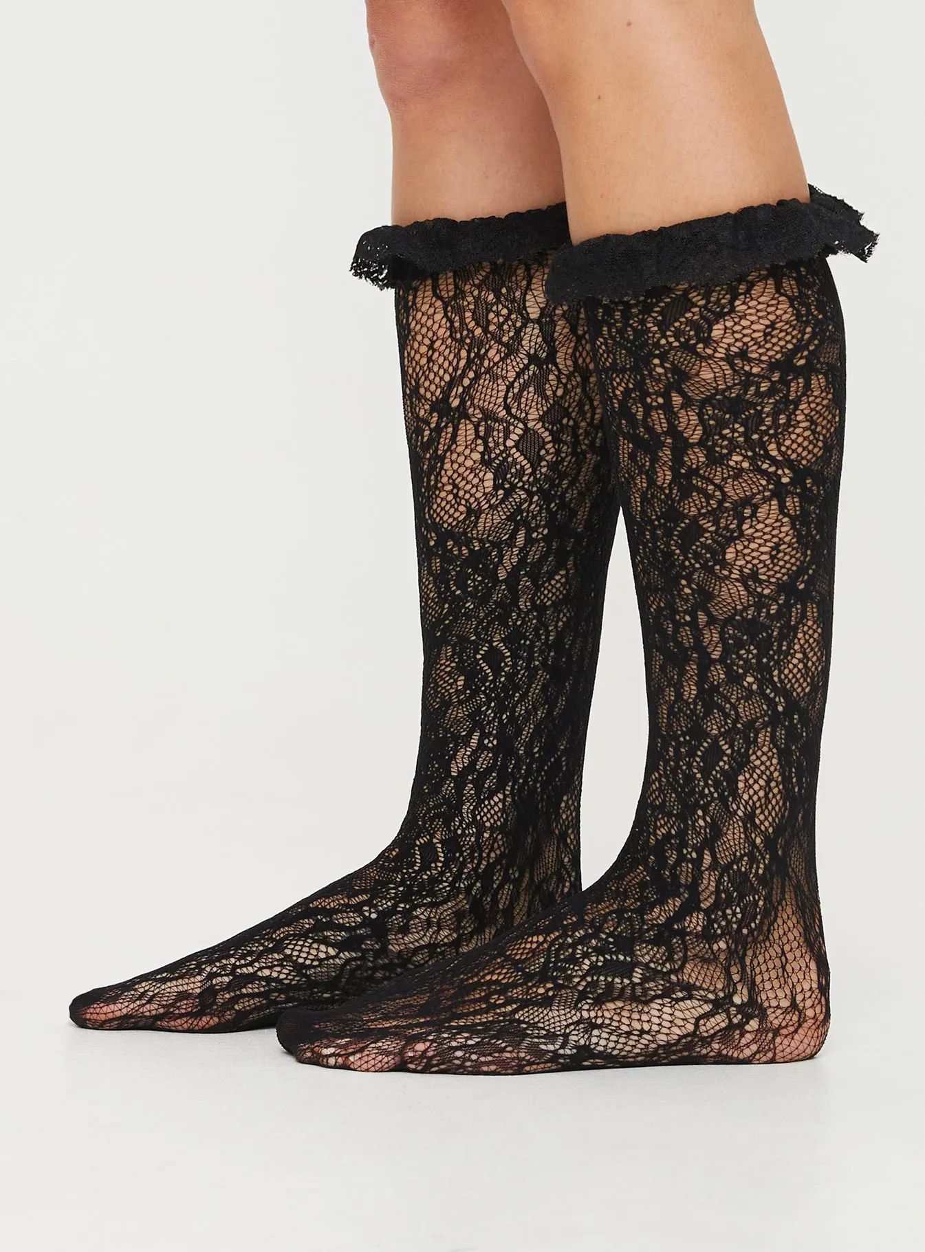 Calavera Stockings Black