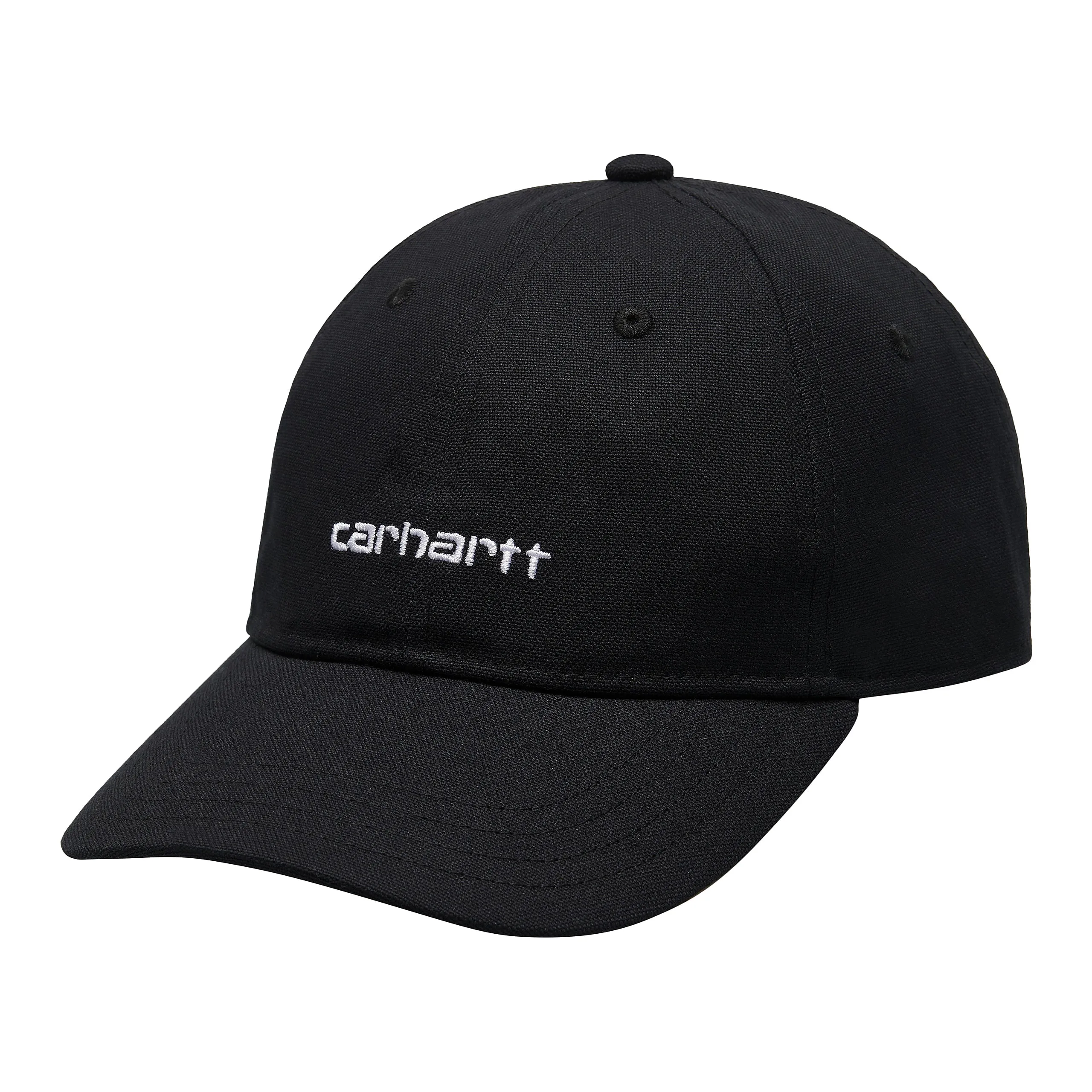 CANVAS SCRIPT CAP BLACK / WHITE