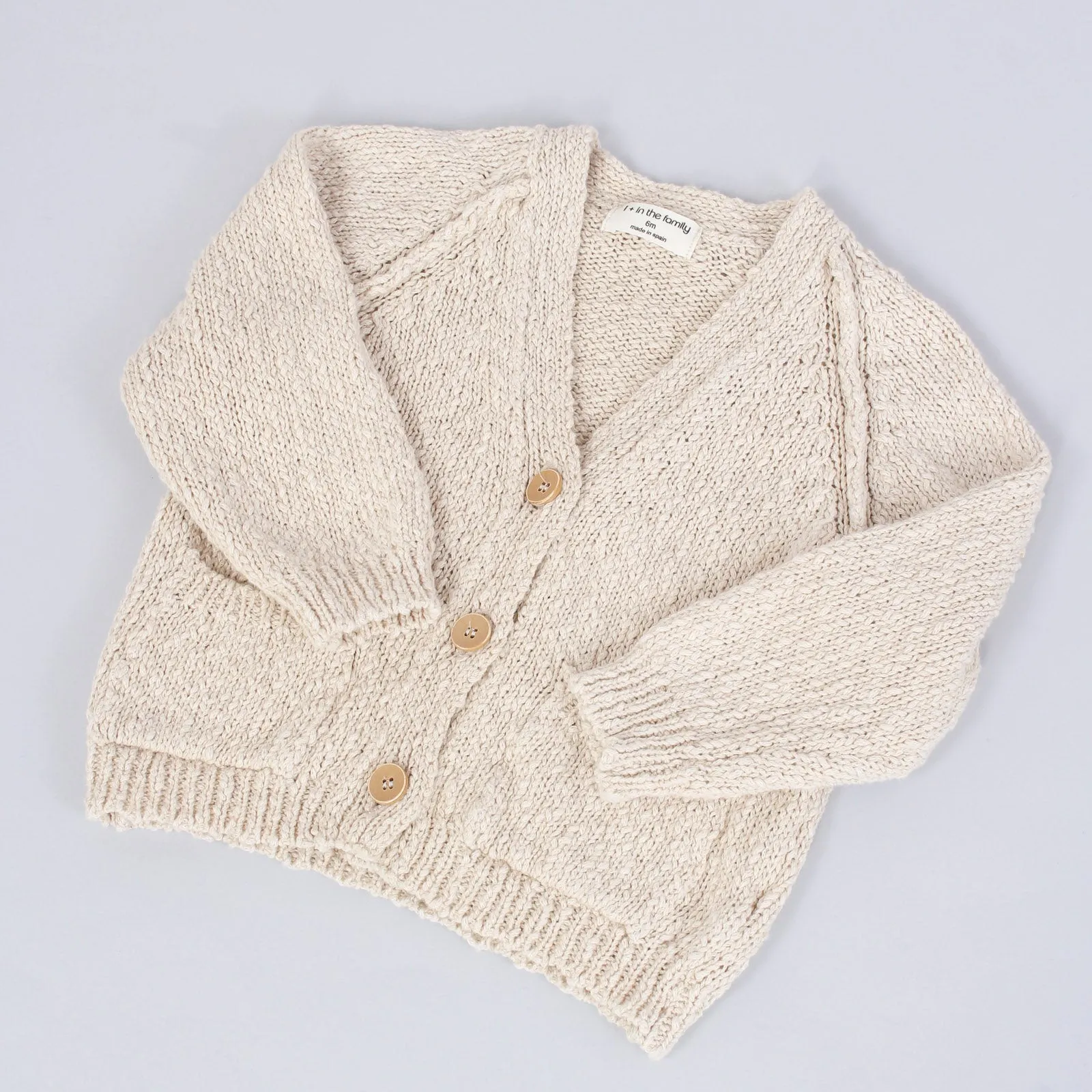 Cardigan Basico Natural