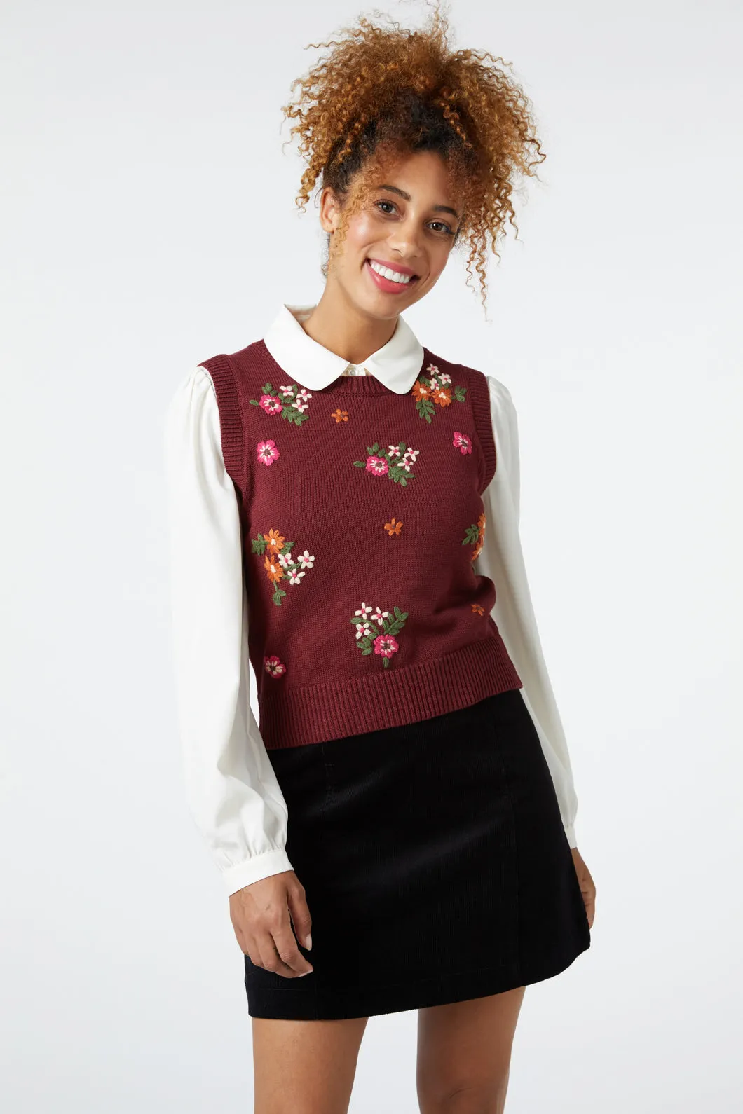 Charlotte Embroidered Vest