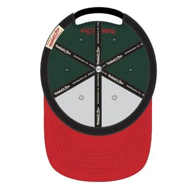 Chicago Bulls Day One Sneaker Hookup Red bottom Two-Tone | Black/Green Snapback Hat