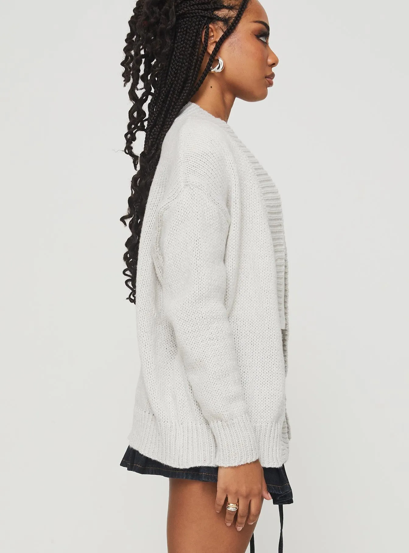 Cinnamon Cardigan Grey