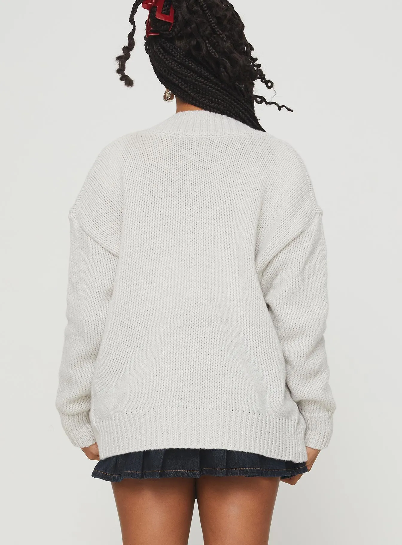 Cinnamon Cardigan Grey