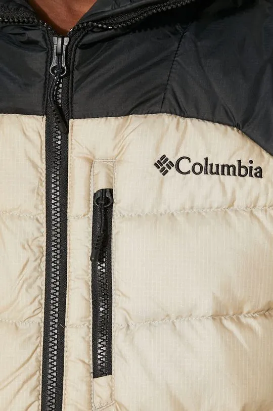 Columbia down jacket M Autumn Park Down Hoode men's beige color 1930241