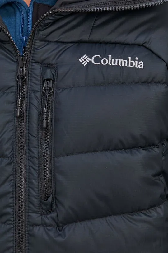 Columbia down jacket M Autumn Park Down Hoode men's black color 1930241