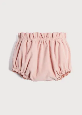 Corduroy Frill Leg Hole Bloomers in Pink (0mths-2yrs)