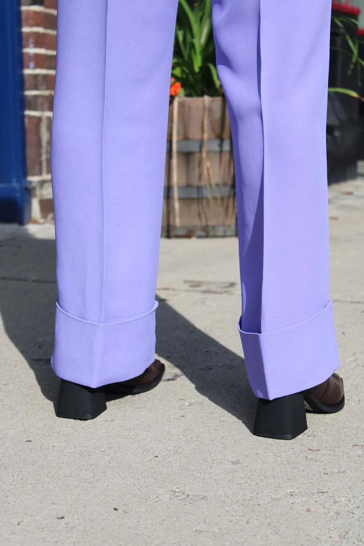 Cropped Trousers - Lavender