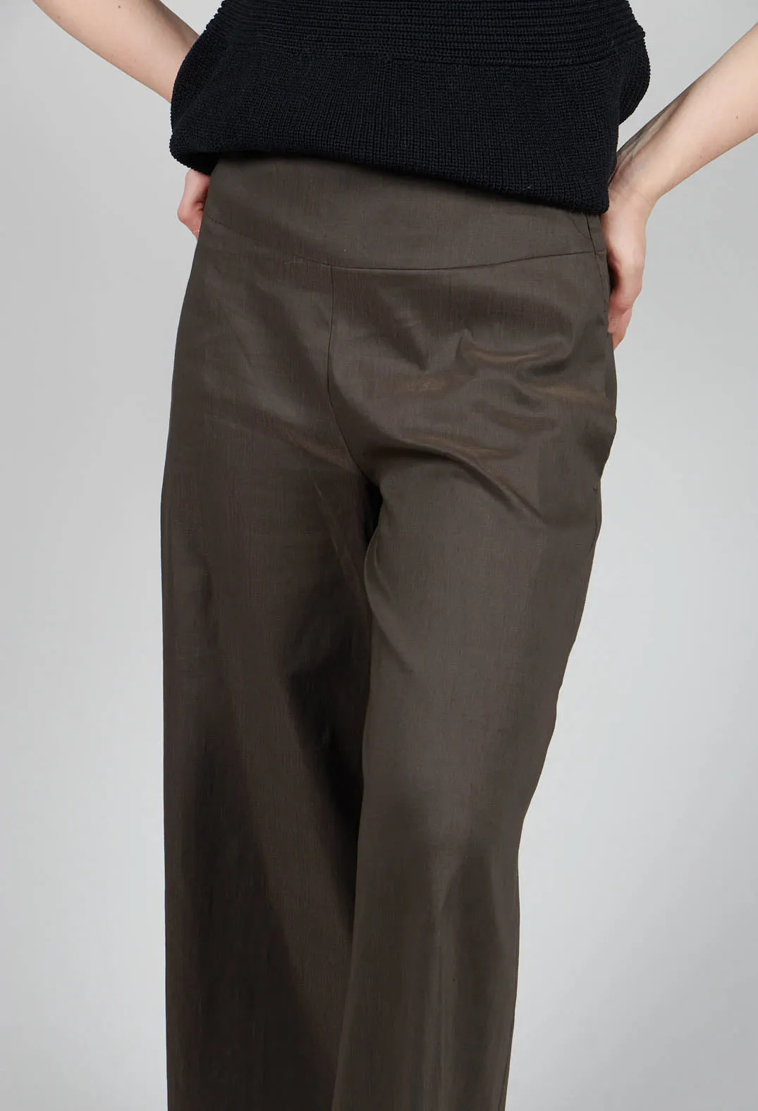 Culotte Trousers in Khaki