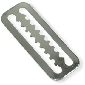 Deluxe stainless steel weight belt keeper