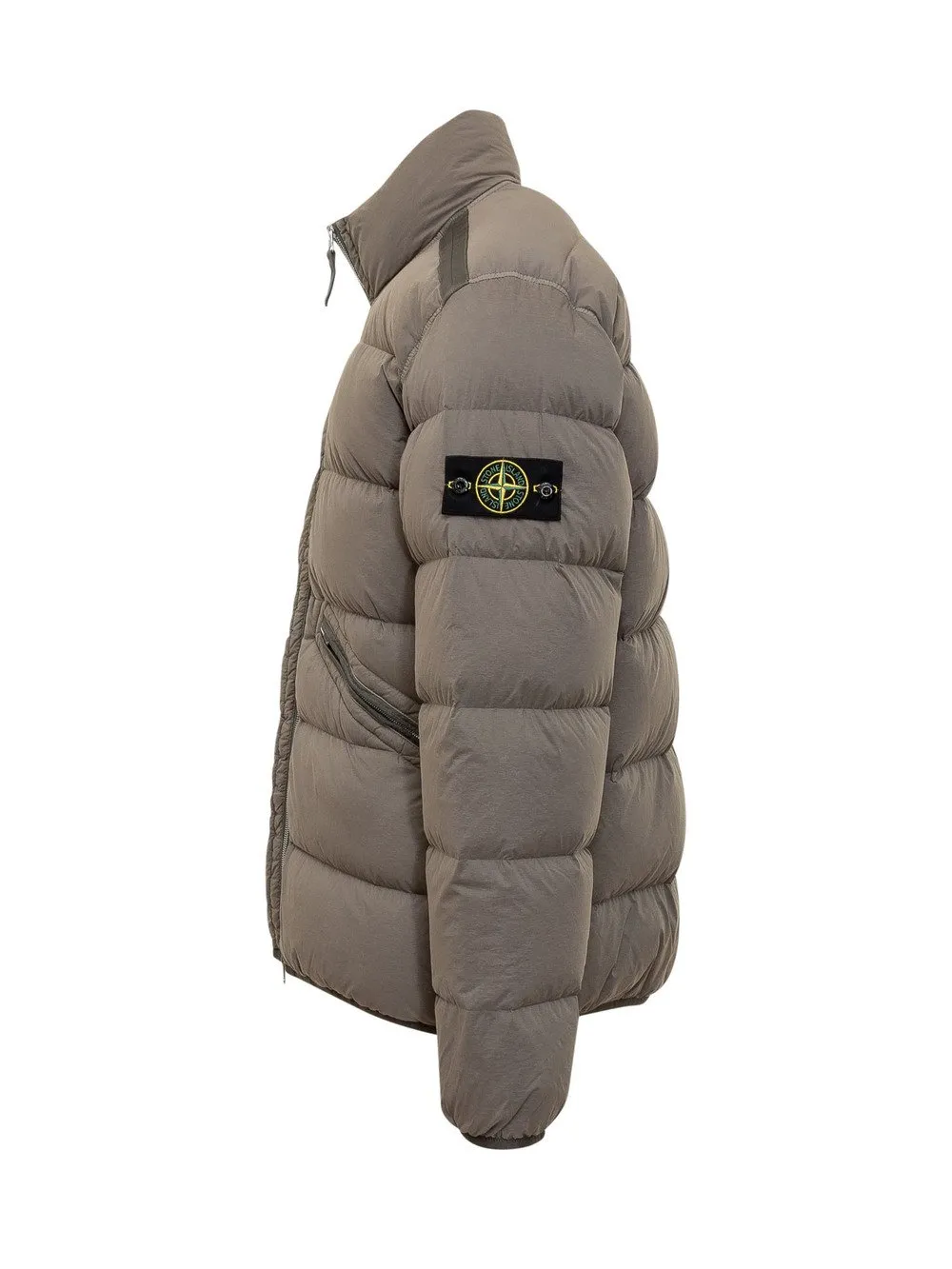 Down Jacket with Logo