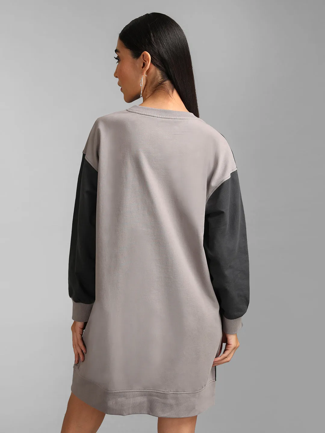 Dumbo Disney Printed Sequin Color Block Sweat Dress