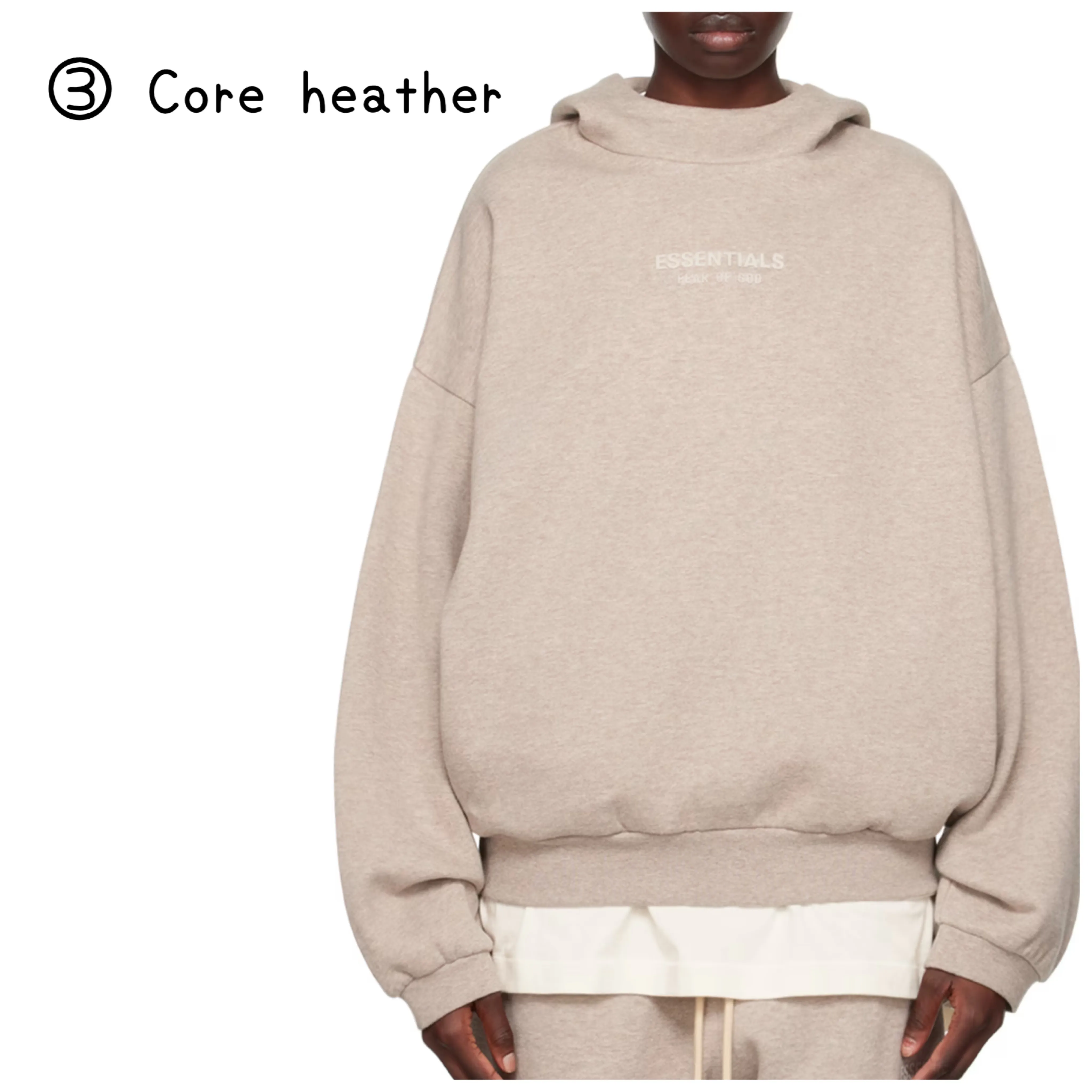 FEAR OF GOD  |Street Style Long Sleeves Plain Cotton Oversized Logo