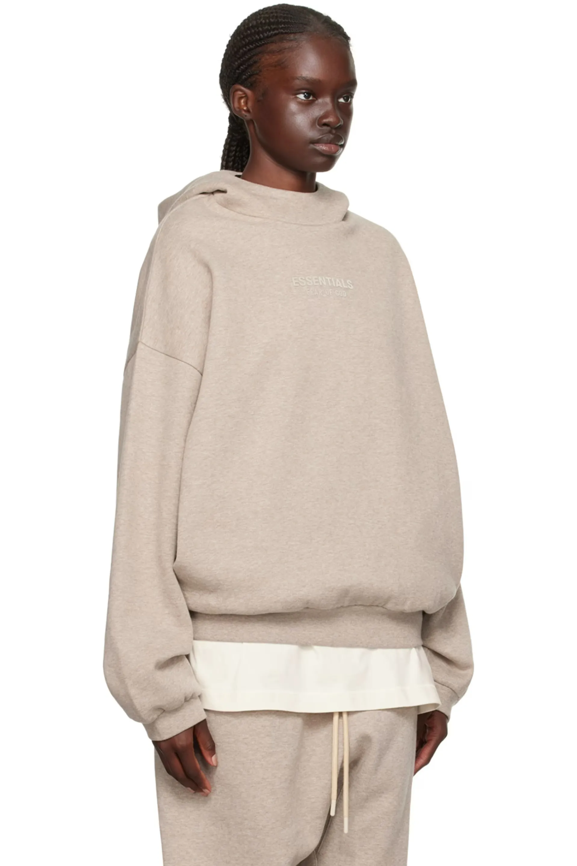 FEAR OF GOD  |Street Style Long Sleeves Plain Cotton Oversized Logo