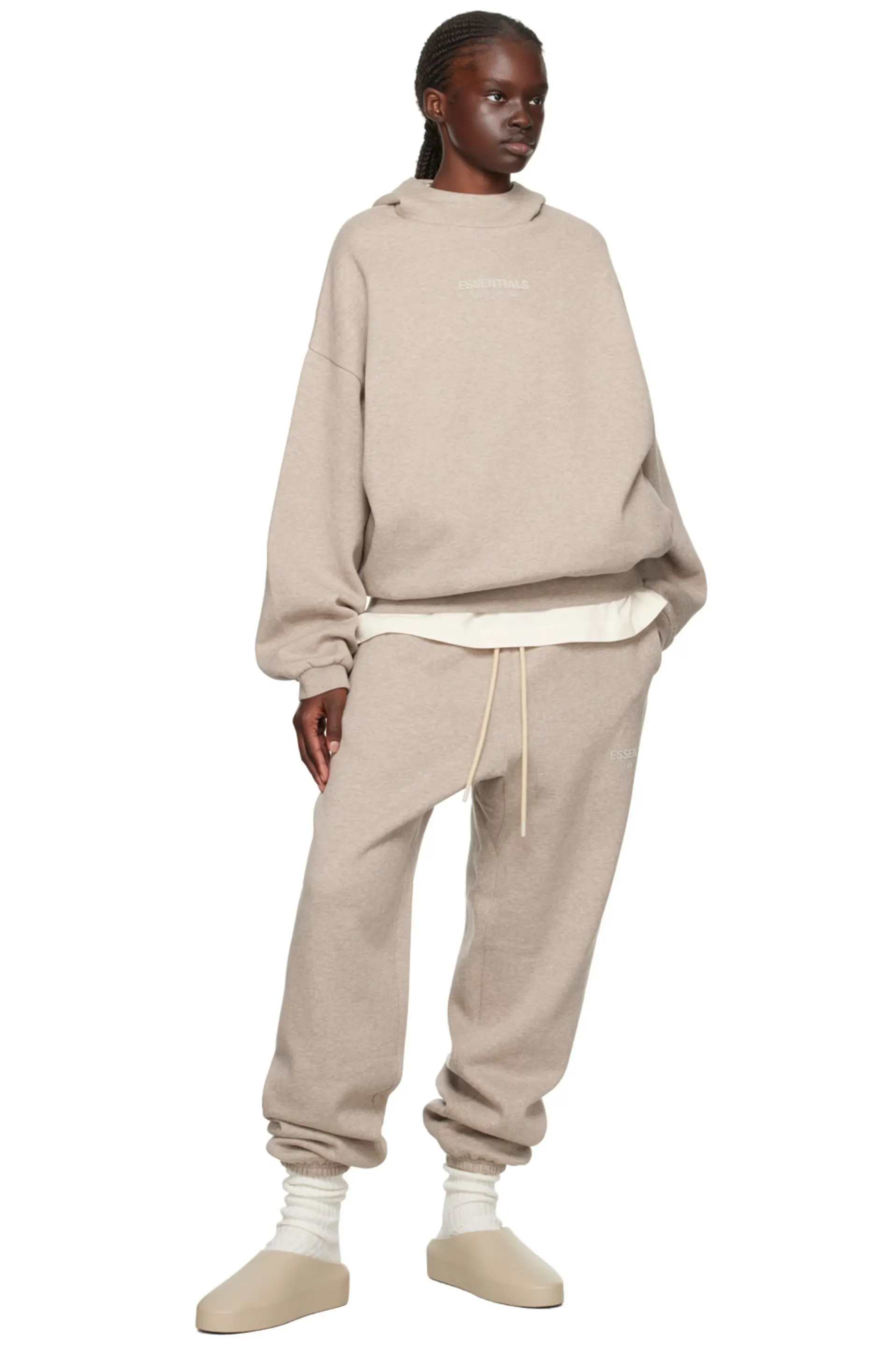 FEAR OF GOD  |Street Style Long Sleeves Plain Cotton Oversized Logo